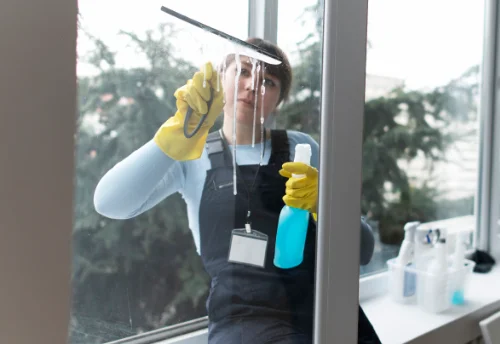 Nettoyage de vitres intérieures et extérieures à Péronnas